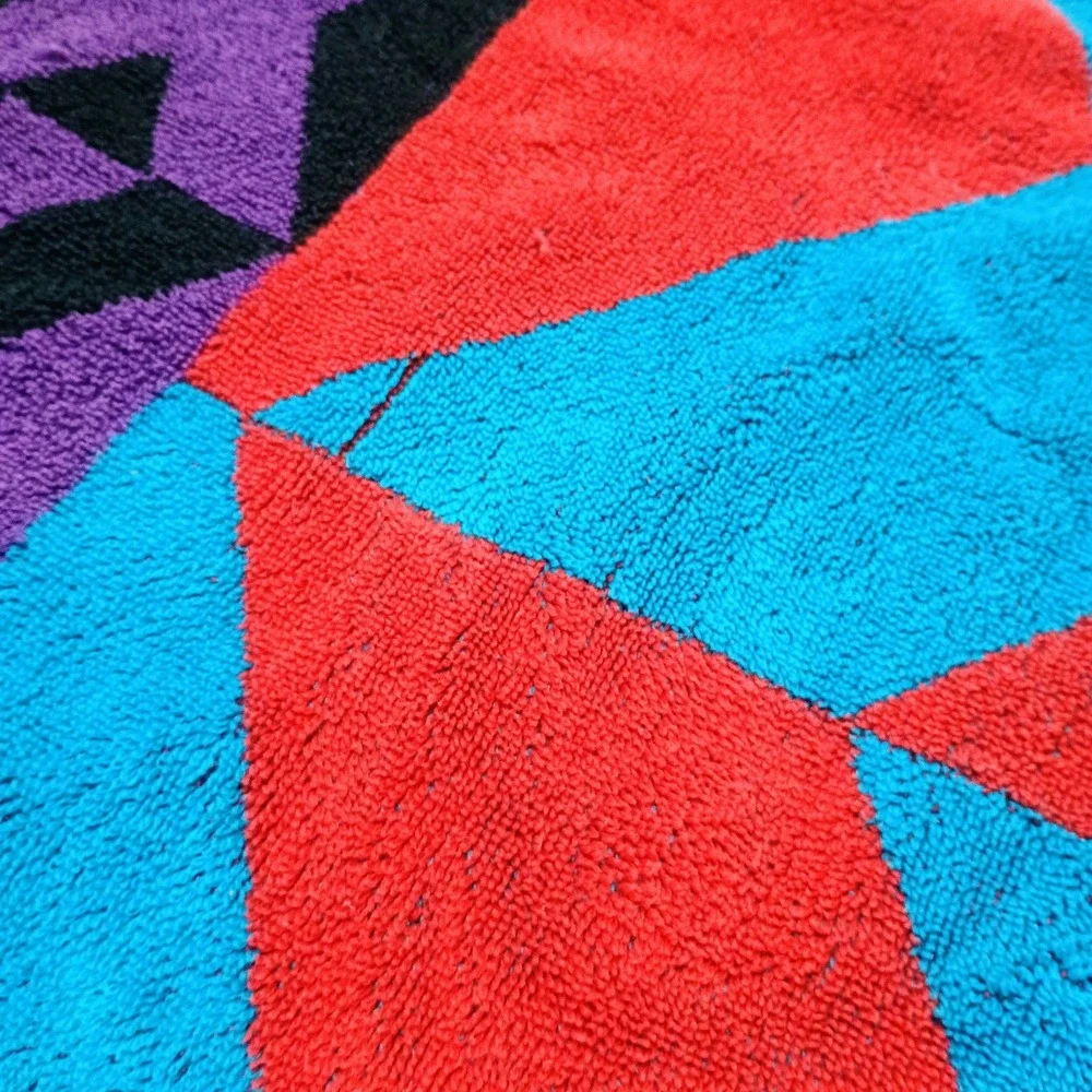Royal Terry Colorful Geometric X Beach Towel